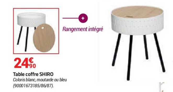 table coffre shiro