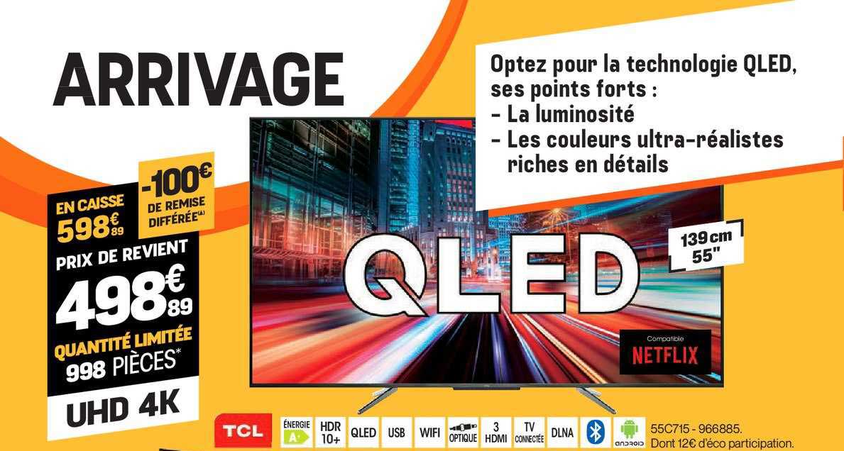 Téléviseur 55c715 966885 Tcl