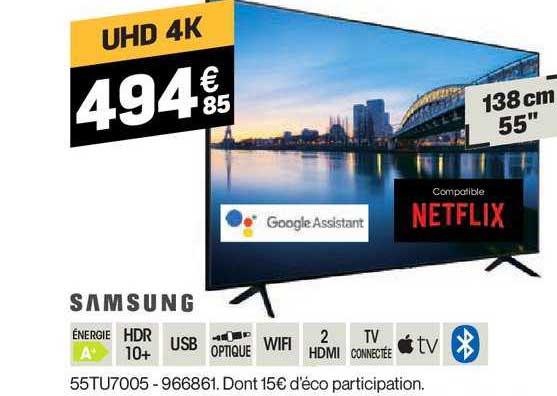 Téléviseur 55tu7005 966861 Samsung