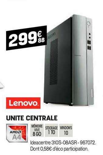 unité centrale lenovo