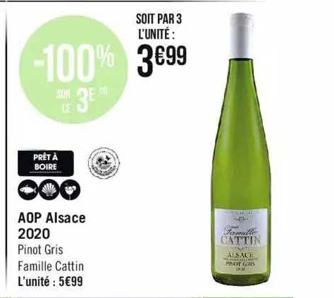 aop alsace 2020 pinot gris famille cattin