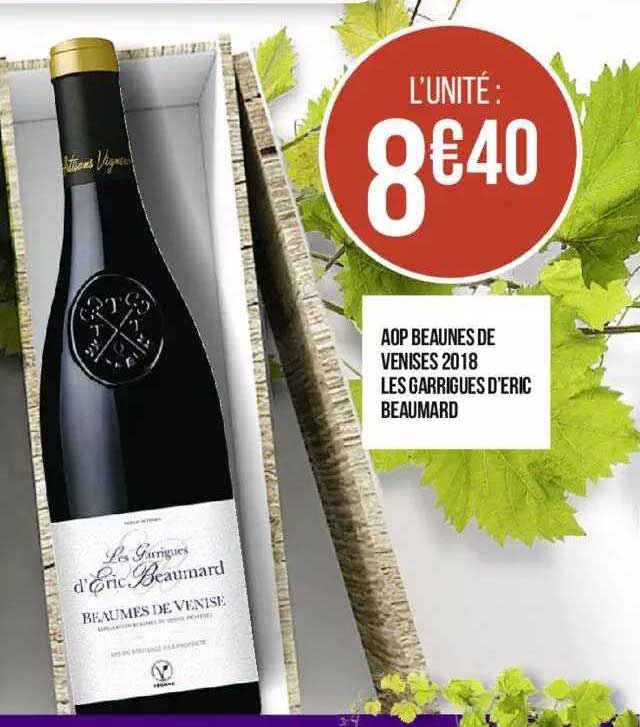 aop beaunes de venises 2018 les garringues d'eric beaumard