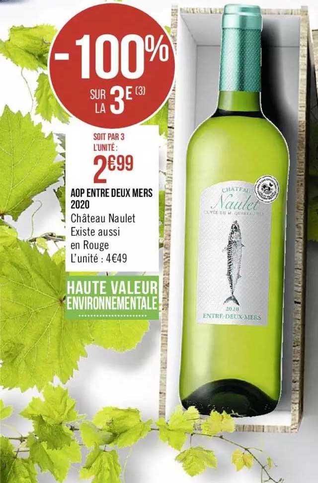 aop entre deux mers 2020 château naulet