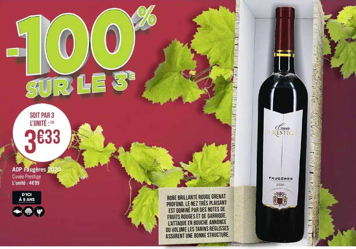 Aop Faugère 2020 Cuvée Prestige