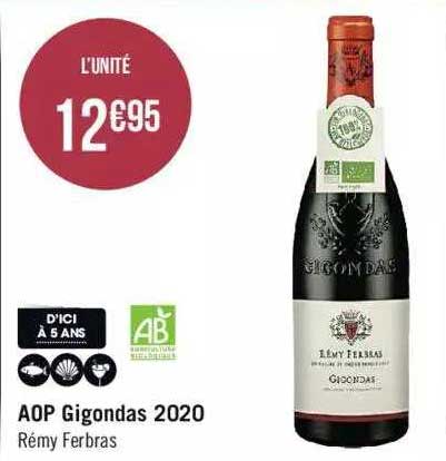 aop gigondas 2020 rémy ferbras