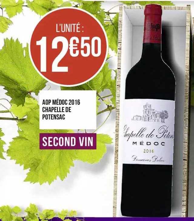aop médoc 2016 chapelle de potensac