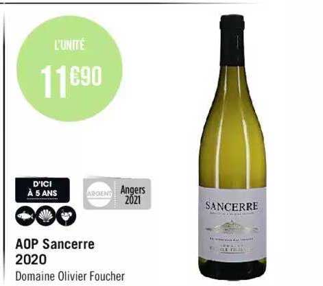 aop sancerre 2020 domaine olivier foucher
