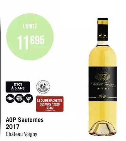 Aop Sauternes 2017 Château Voigny