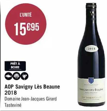 aop savigny lès beaune 2018 domaine jean-jacques girard tasteviné
