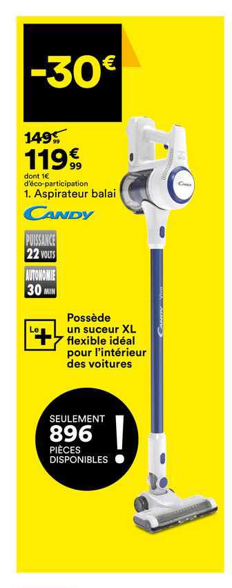 Aspirateur Balai Candy