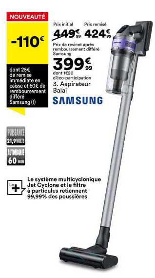 Aspirateur Balai Samsung