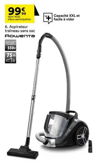 Aspirateur Traineau Sans Sac Rowenta