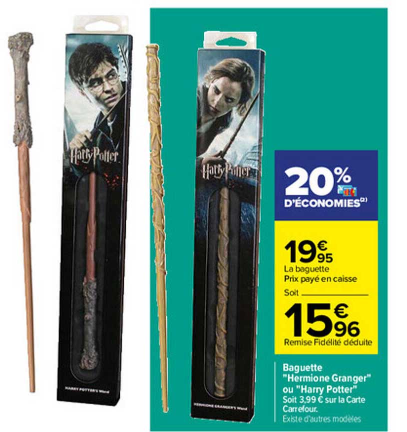 baguette "hermione ganger" ou "harry potter"