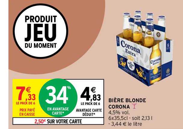 Bière Blonde Corona