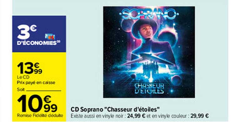 cd soprano "chasseur d'étoiles"