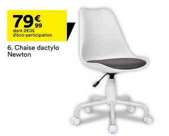 chaise dactylo newton