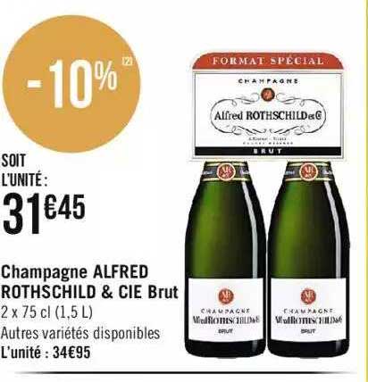champagne alfred rothschild & cie brut