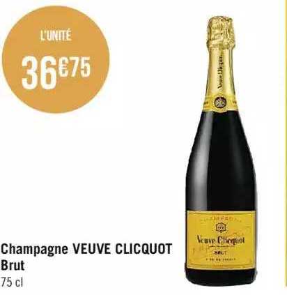 champagne veuve clicquot brut
