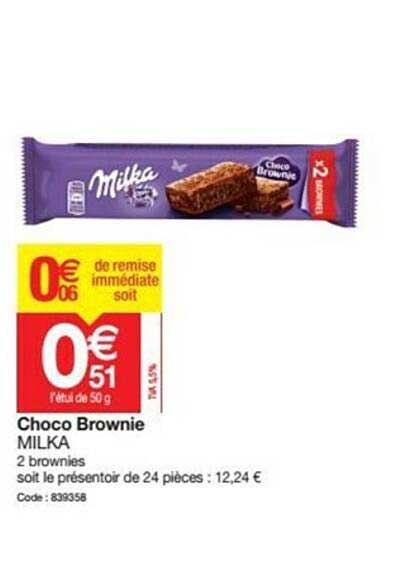 Choco Brownie Milka