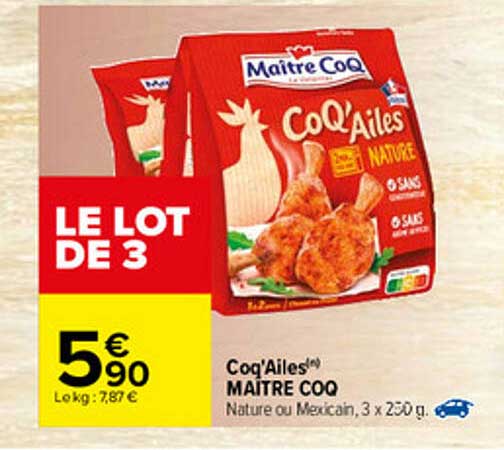 coq'ailes maître coq