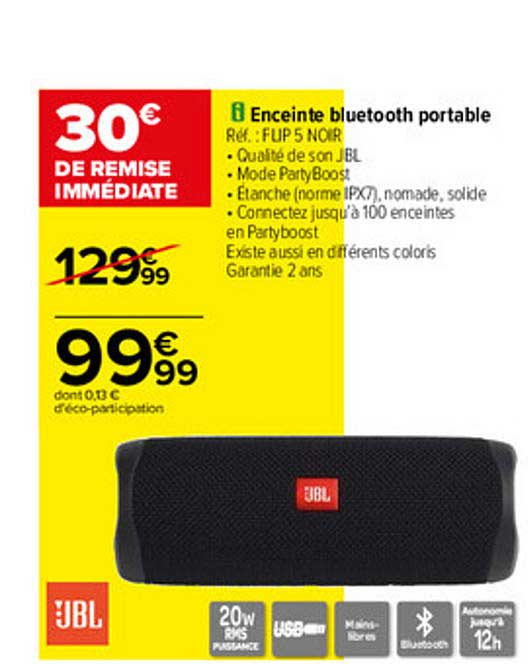 Enceinte Bluetooth Portable Jbl