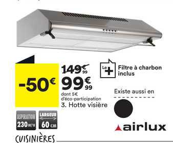 Hotte Visière Airlux