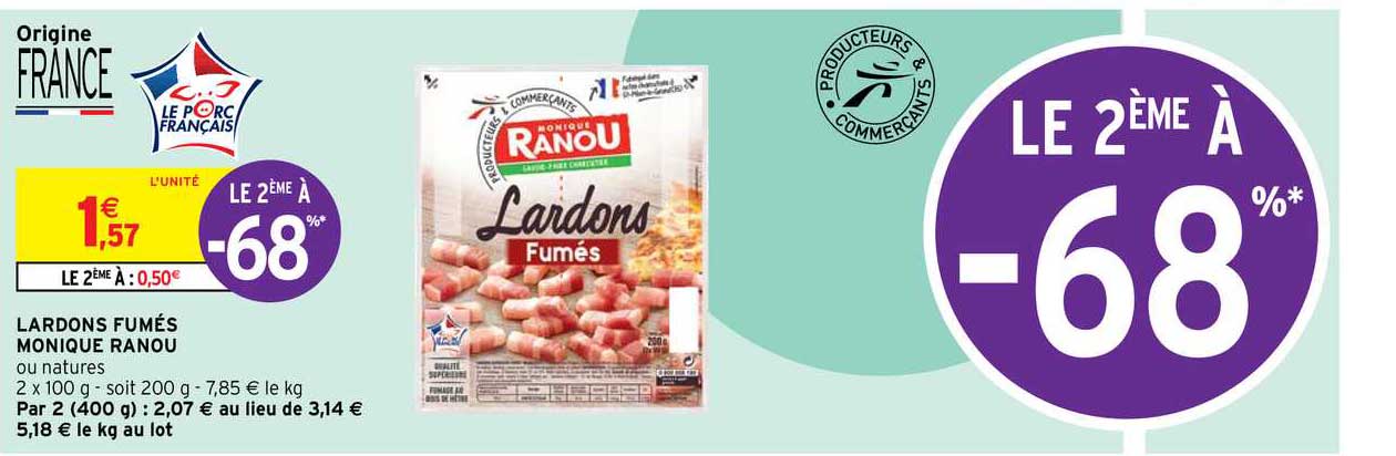 lardons fumés monique ranou