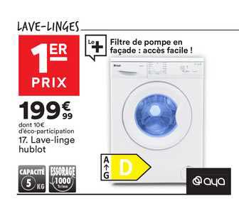lave-linge hublot
