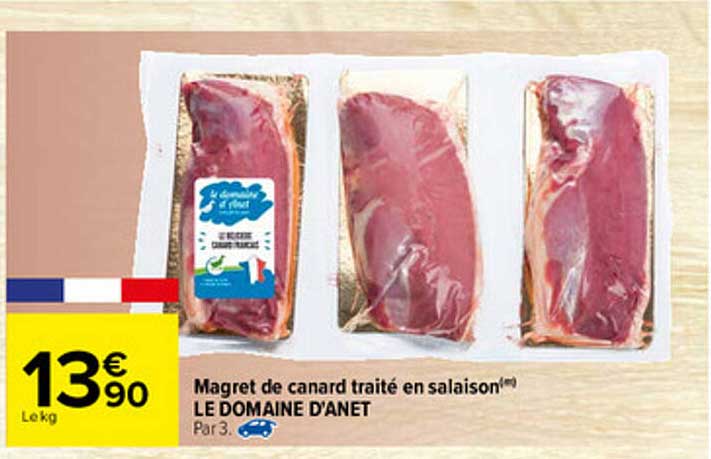 magret de canard traité en salaison le domaine d'anet