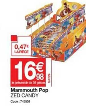 mammouth pop zed candy