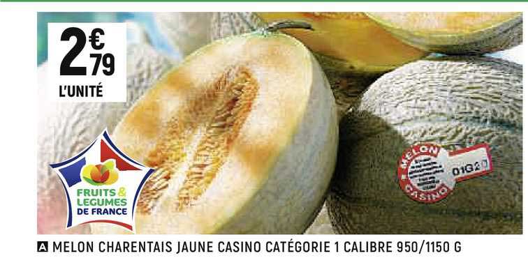 Melon Charentais Jaune Casino