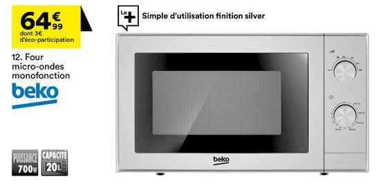 Micro-ondes Monofonction Beko