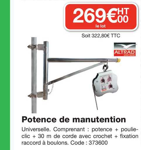 potence de manutention