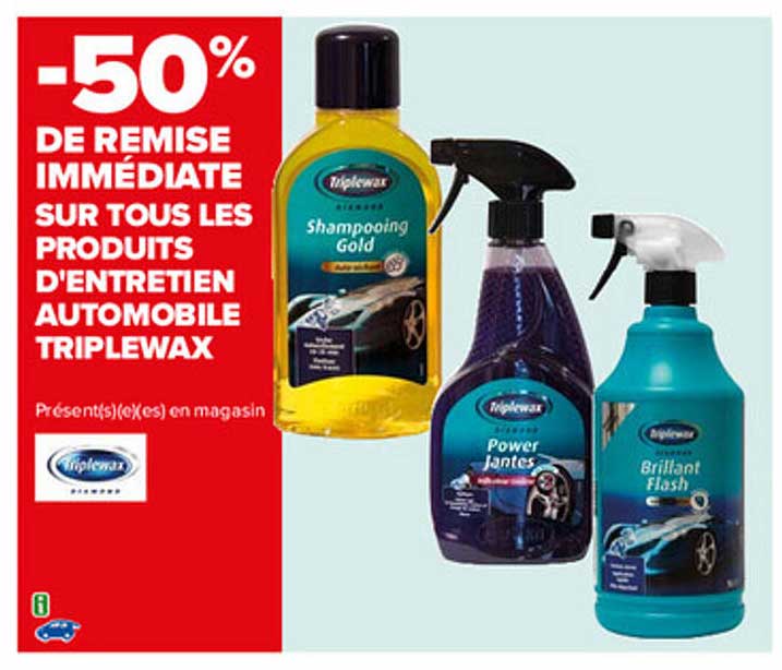 produits d'entretien automobile triplewax