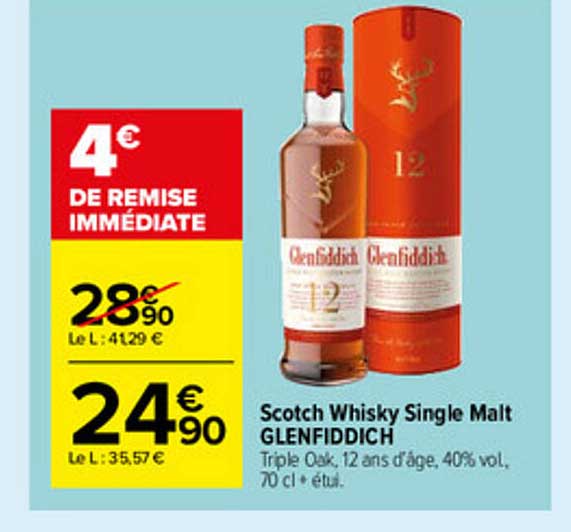 scotch whisky single malt glenfiddich
