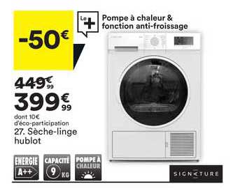 sèche-linge hublot