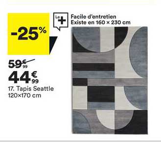 tapis seattle 120x170 cm