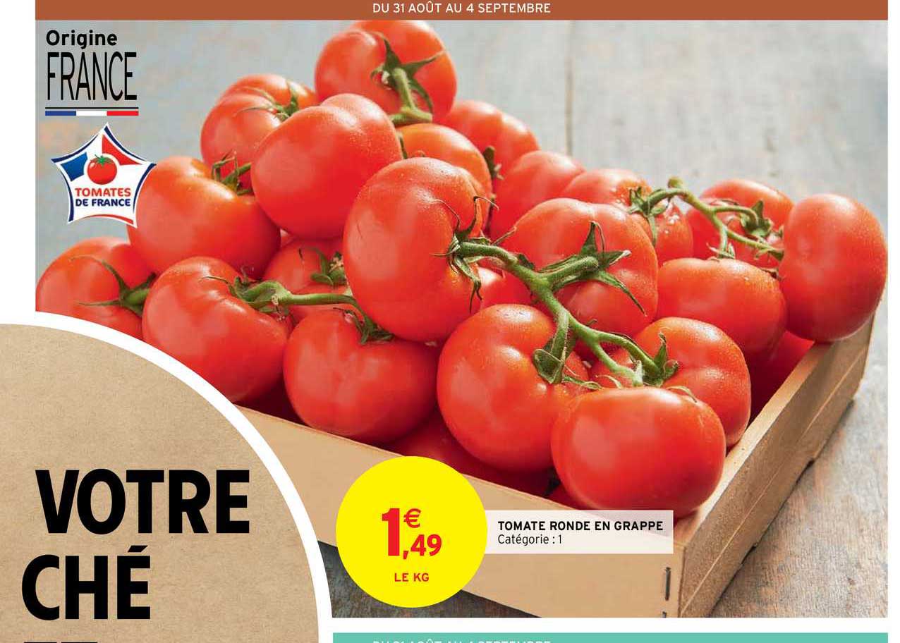 Tomate Ronde En Grappe