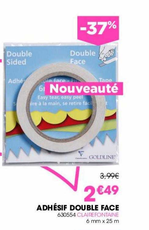 Adhésif Double Face Clairefontaine
