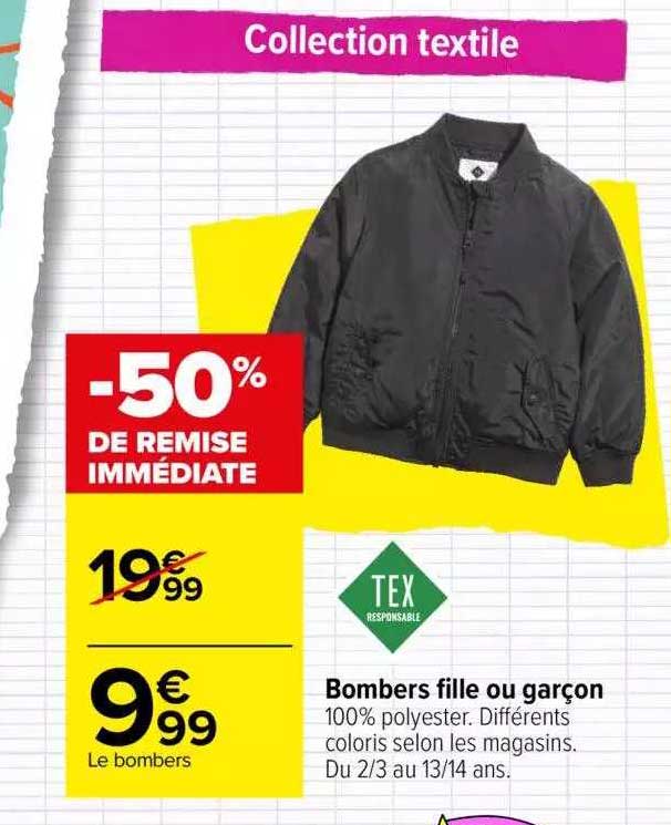 bombers fille ou garçon