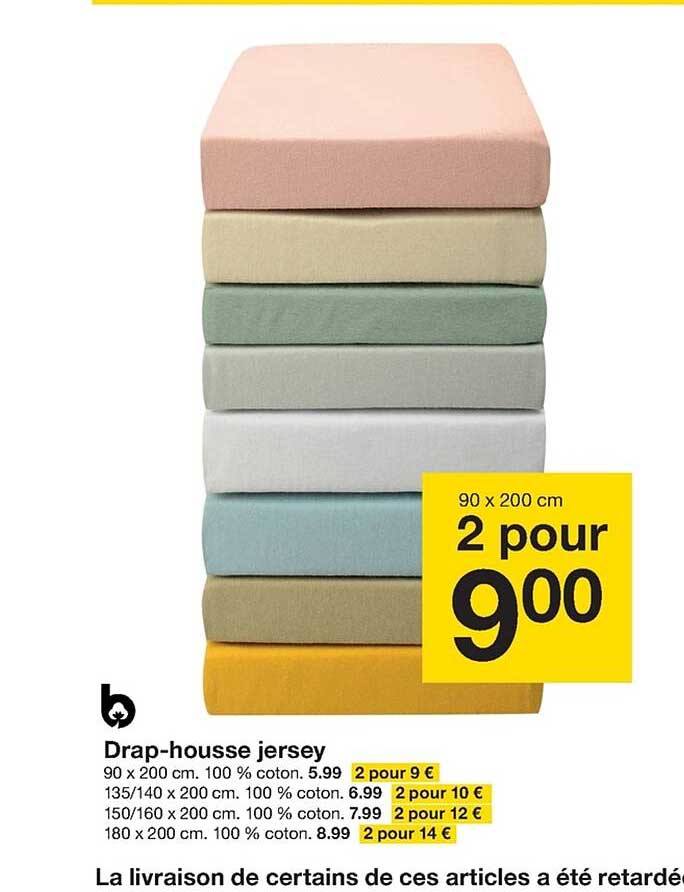 drap-housse jersey