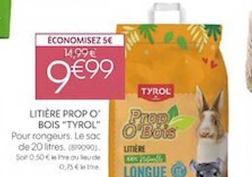 litière prop o' bois "tyrol"