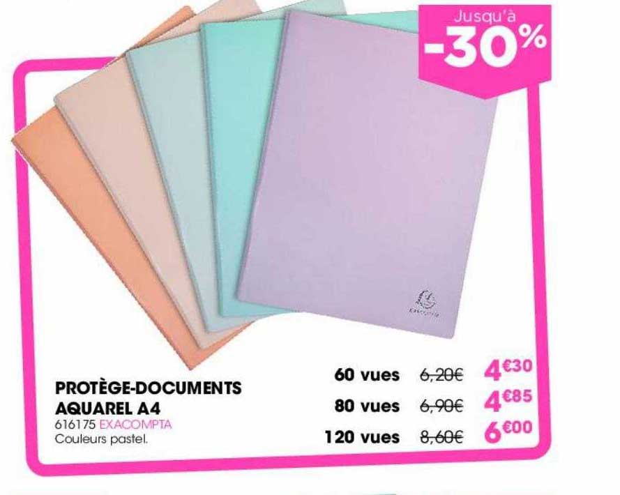 protège-documents aquarel a4