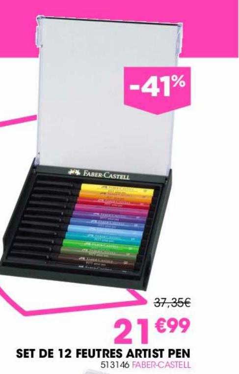 set de 12 feutres artist pen