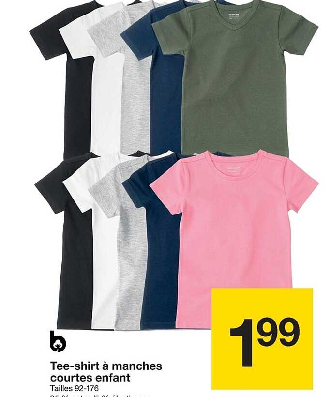 Tee-shirt à Manches Courtes Enfant