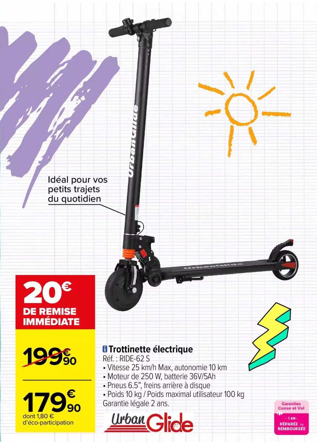Trottinette électrique Urban Glide