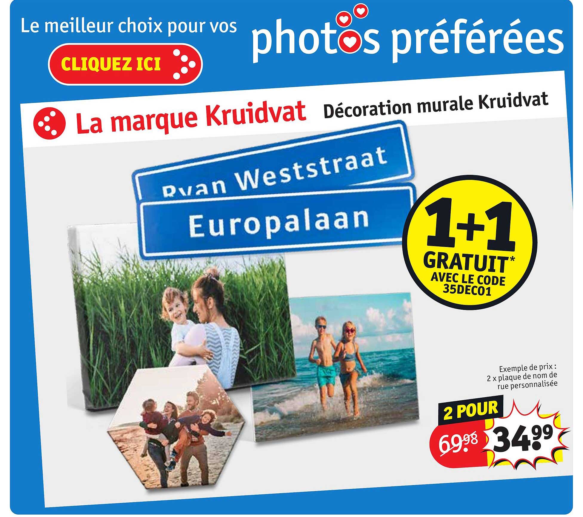 2 x  plaque de nom de rue personnalisée