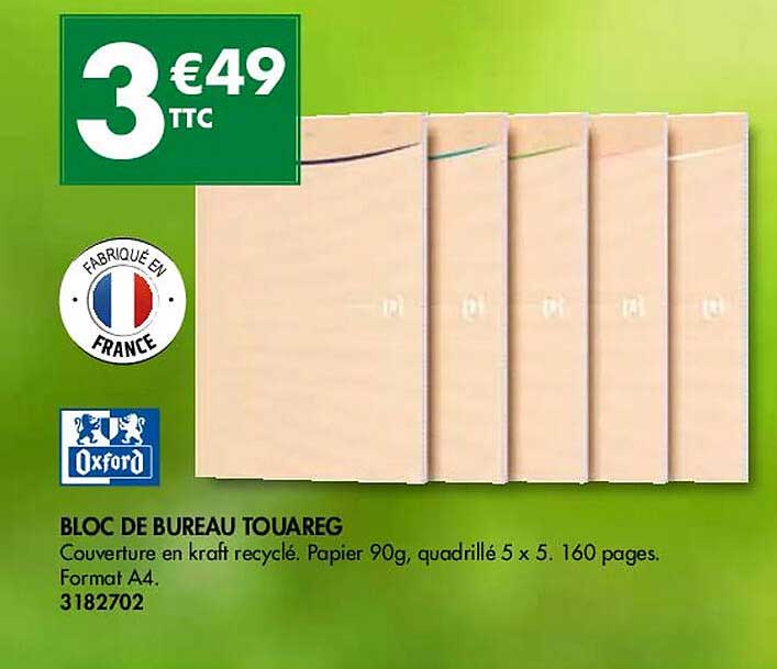 bloc de bureau touareg oxford