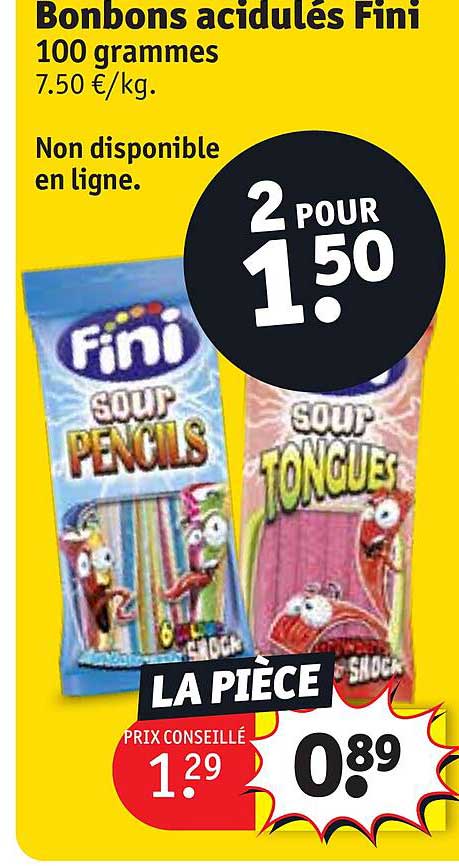 Bonbons Acidulés Fini