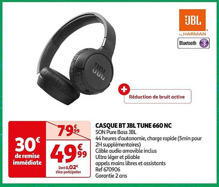 casque bt jbl tune 660 nc